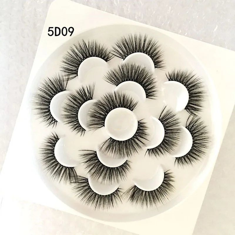7 Pairs Lotus Plate 3D Faux Mink Lashes Split Thick Natural Long False Eyelashes Volume Fake Lashes Makeup Extension Eyelash 7 Pairs Lotus Plate 3D Faux Mink Lashes Split Thick Natural Long False Eyelashes Volume Fake Lashes Makeup Extension Eyelash