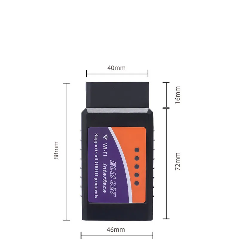 Car diagnostic tool elm wifi /Bluetooth code reader obd2 car scanner for Android iOS car tools