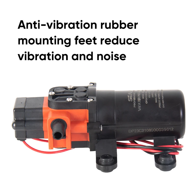 Marine Water Pump 12V Diaphragm Self Priming Pump for RV Caravan Boat Accessories