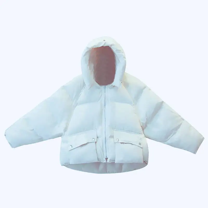 Neploe новая зимняя куртка женская с капюшоном Толстая теплая верхняя одежда короткое пальто однотонные парки на молнии Abrigos Mujer Invierno 55162