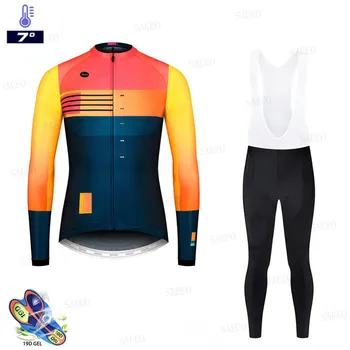

new long-sleeved bicycle clothing suit bicycle uniform bicycle service mountain bike clothing maillots ciclismo hombre triathlon