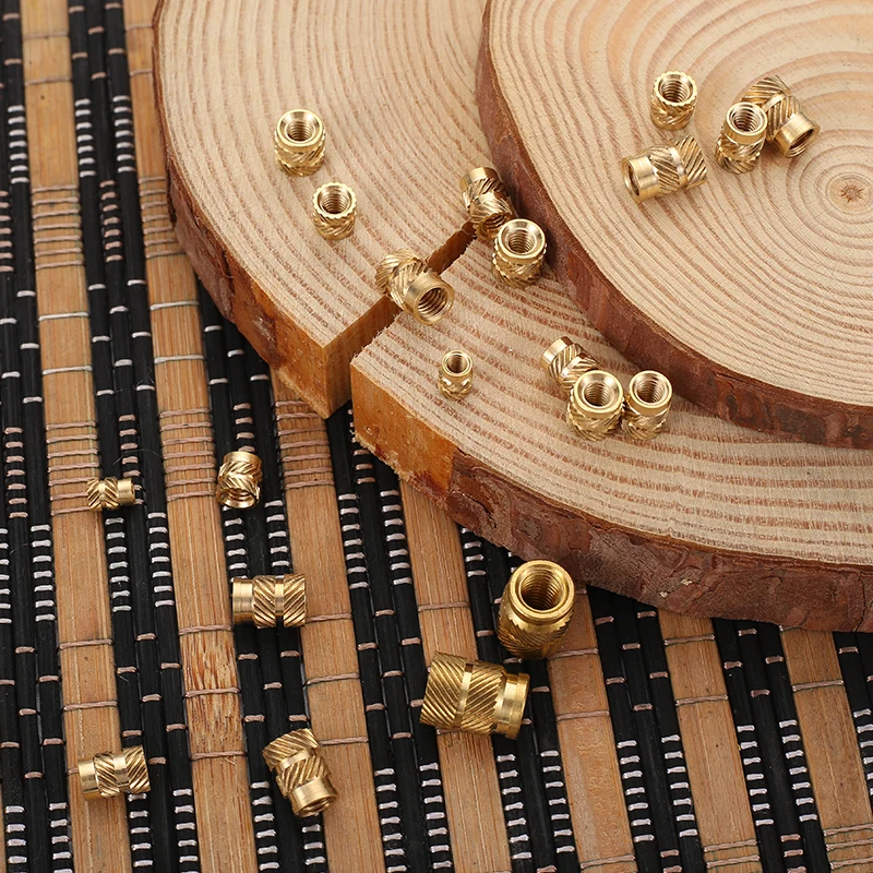 M2.5 латунная термоплавкая гайка с кольцевой вставкой, нагревательная ...