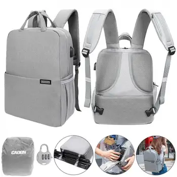 

Caden L5 II L USB SLR Camera Bag Backpack Photography Bag with Wear-resistant and Waterproof for SLR / Mirrorless Camera