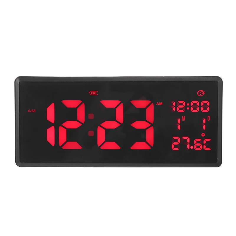 Светодиодный цифровой будильник с usb-портом Повтор Настольные часы электронные часы Настольный Будильник USB Таймер Календарь °C-термометр