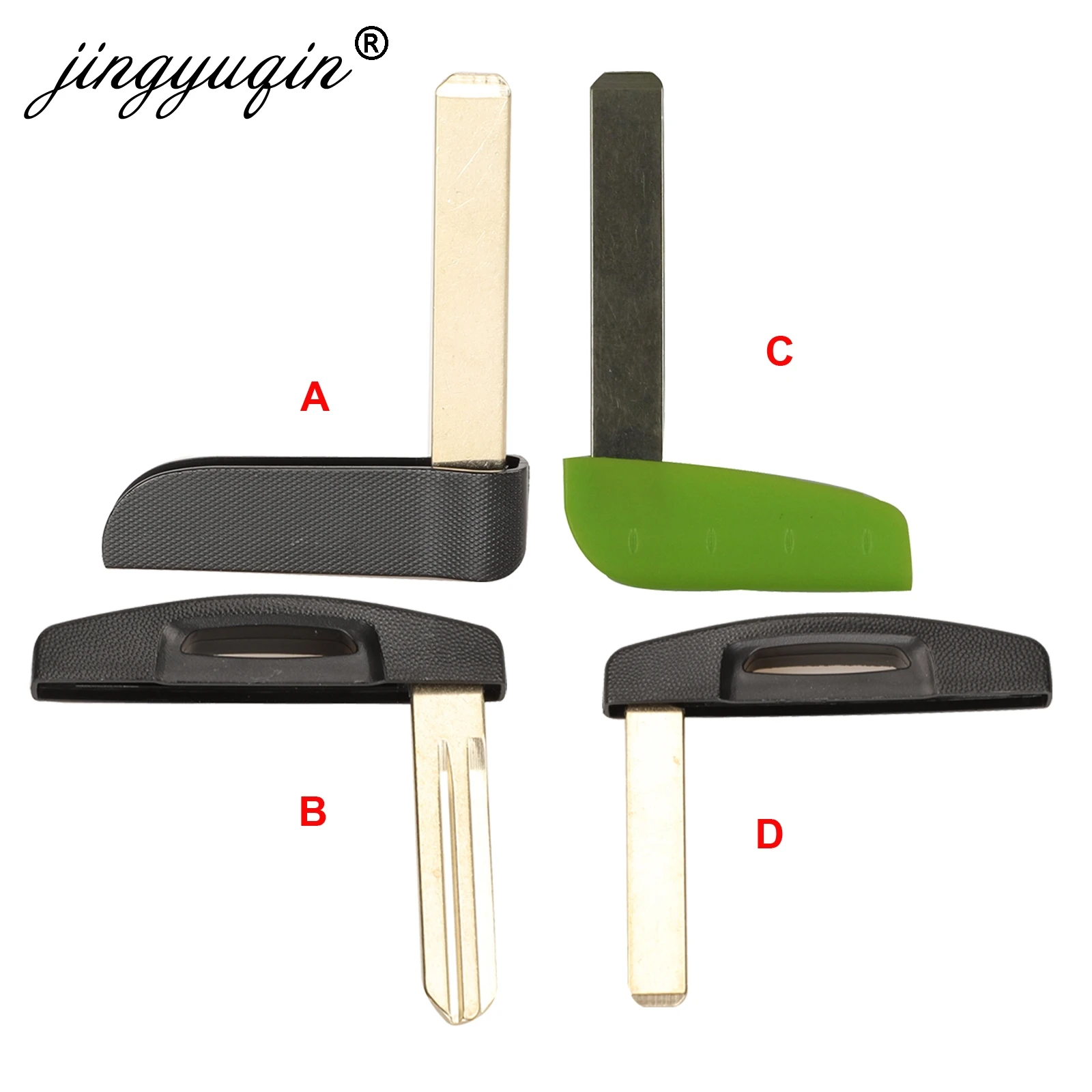 Jingyuqin для Renault Uncut Blank Smart Card вставка с дистанционным управлением Megane Laguna Koleos
