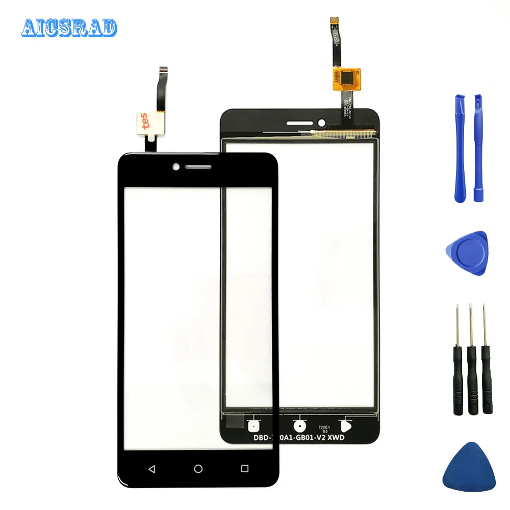 

AICSRAD Phone Sensor Touch Screen For DEXP IXION EL450 Touch Screen Mobile TouchScreen Front Glass Digitizer Panel el 450 +tools