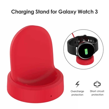 

Watch Wireless Fast Charger Smartwatch Charging Dock Fast Charging Speed Power Adapter for Samsung Galaxy Watch3/ Watch Active