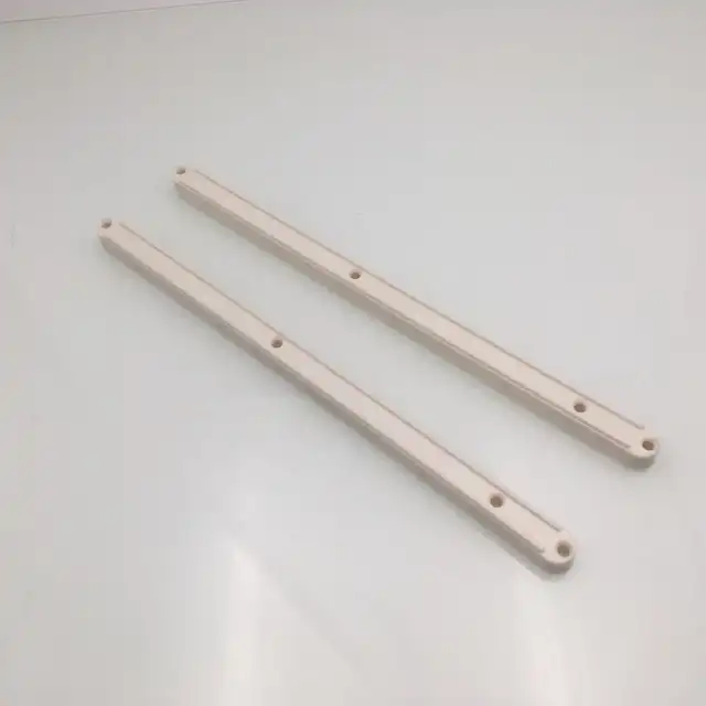 2pcs Plastic Drawer Runners Slides Track 295mm Two Section Rail