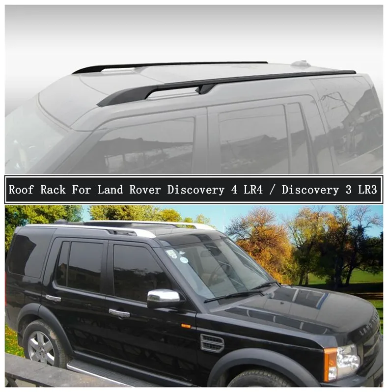 Полка на крышу для Land Rover Discovery 3 4 LR3 LR4 2003 2017 рельсы из алюминиевого сплава багажные
