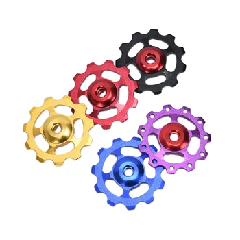 

1pc Ultralight MTB Aluminum Alloy Bike Bearing Jockey Wheel Rear Derailleur Pulleys Outdoor Bicycle Parts New