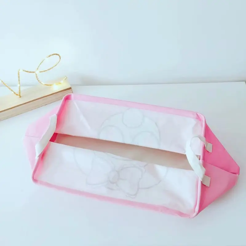 Мультфильм hello kitty My Melody Cinnamoroll Pom pomparin девушки косметическая коробка макияж вакуумные пакеты для одежды игрушка складная корзина для хранения в багажнике