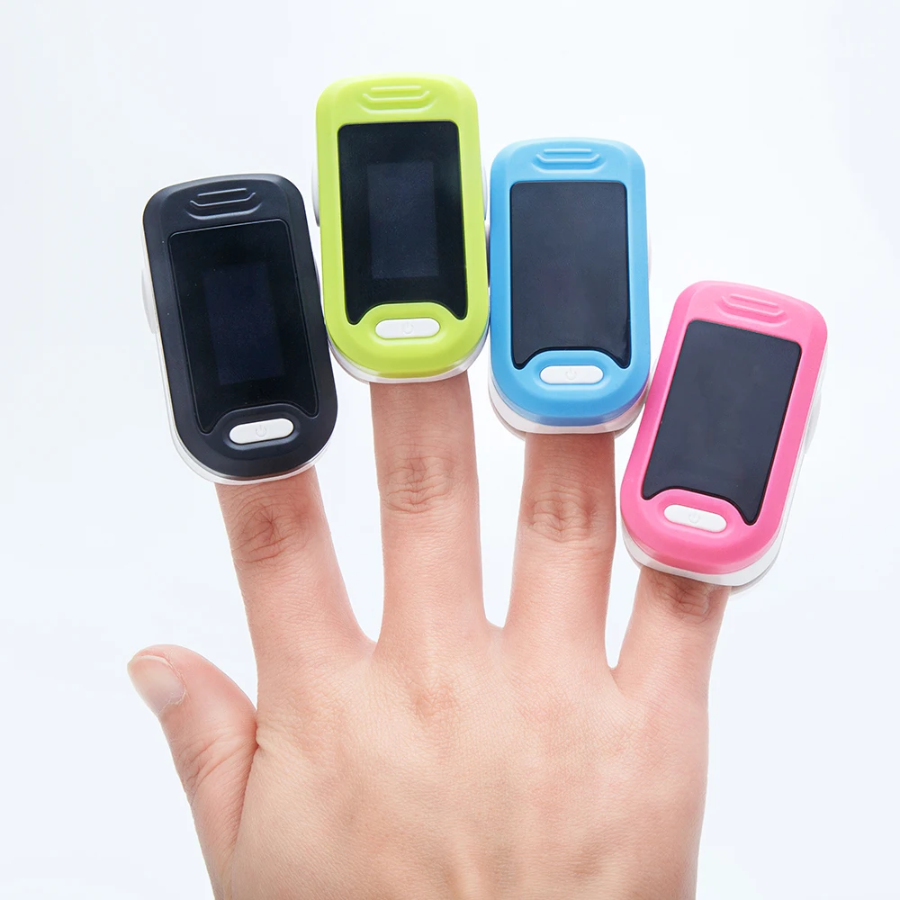 

High Quality US Stock Household Finger Pulse Oximeter Blood Oxygen Saturation SPO2 Heart Rate Patient Monitor