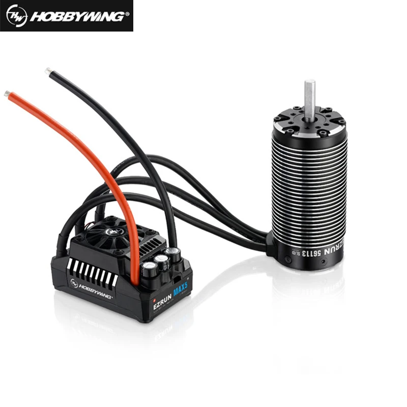 Original HobbyWing EZRUN 4985/5687/56133 sensorless brushless motor with the EzRun MAX6/MAX5 ESC For 1/6 1/7 RC car | Игрушки и хобби