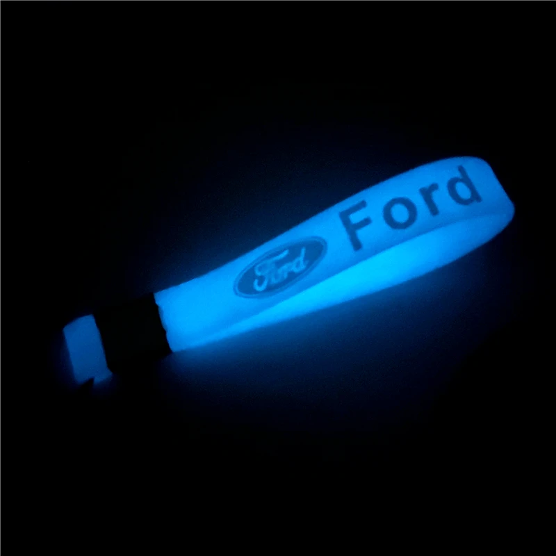 

Luminous blue Car Styling Auto Emblem Cap Case For Ford Fiesta EcoSport ESCORT focus 1 focus 3 focus 2 Accessories Car Styling