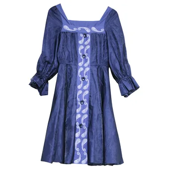 

2020 Autumn Trend Dresses for women plus size Ankle-Length Vintage vintage Natural Loose Dresses Female A0B2Z40