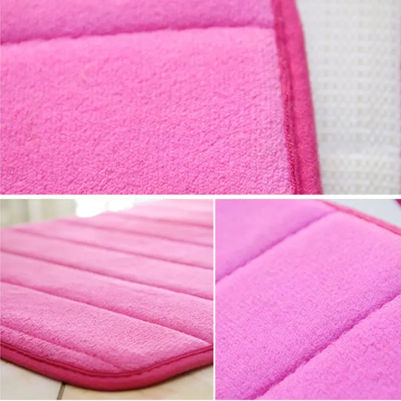 New Bath Mat Bathroom Carpet Water Absorption Rug Shaggy Memory Foam Bathroom Mat kitchen Floor tapis salle