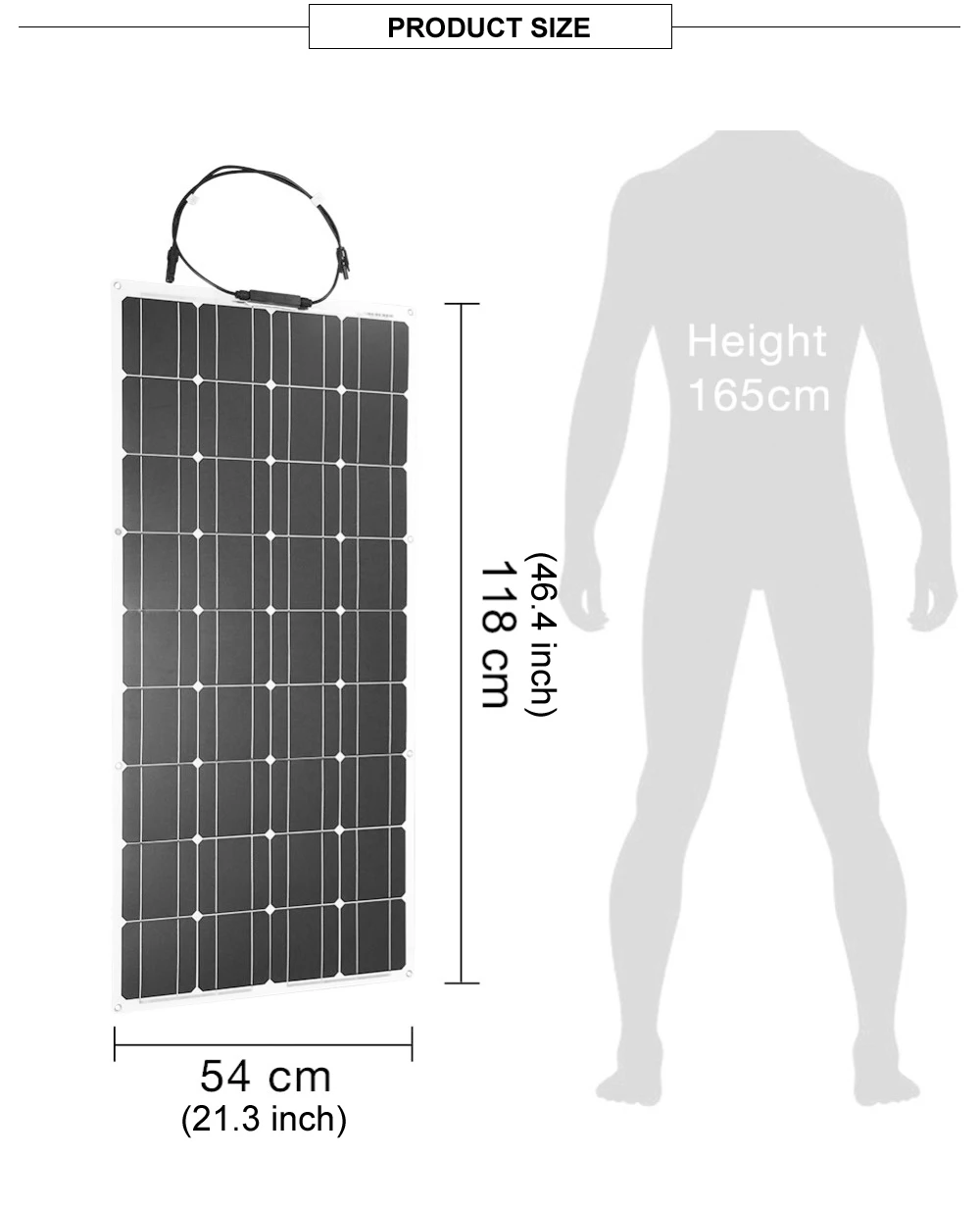 1000 w painel solar kit para rv barco sistema casa