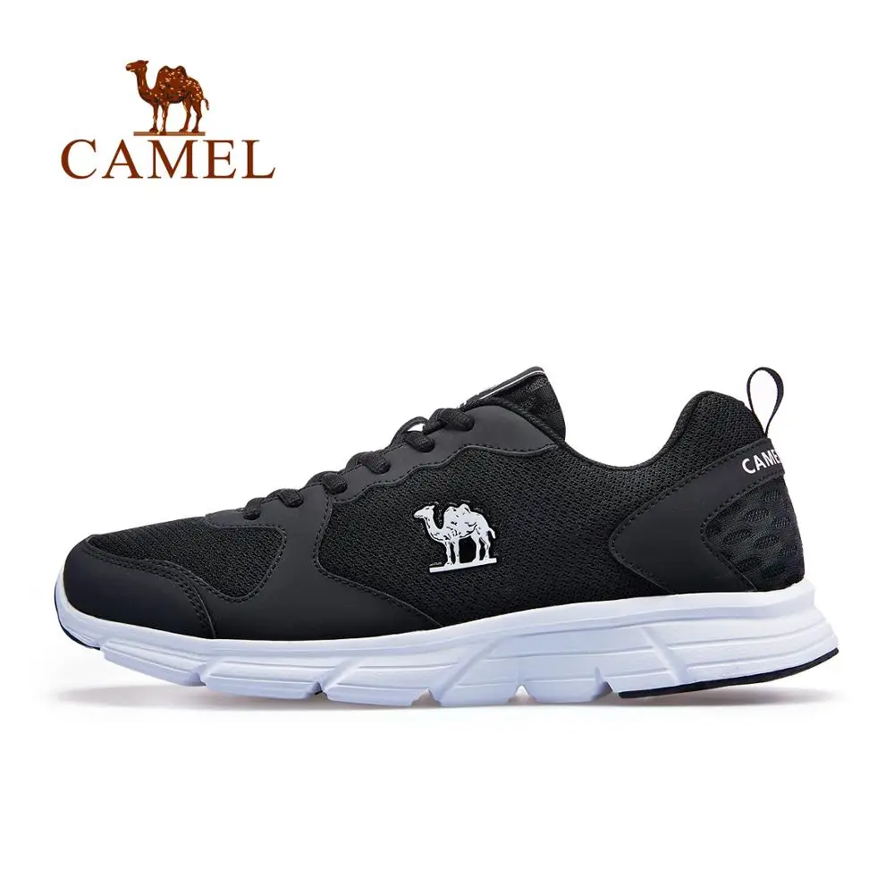 Black Male CAMEL мужские и женские кроссовки, дышащие, противоударные, спортивные, легкие, спортивные, большие размеры, уличные, для бега, повседневные - Цвет: Black Male