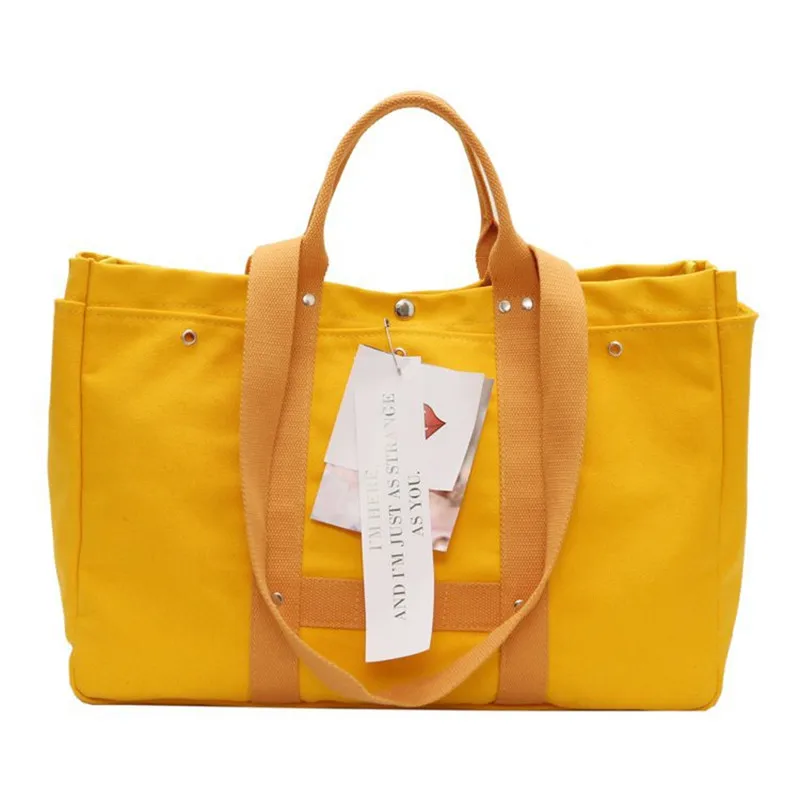 large yellow handbags