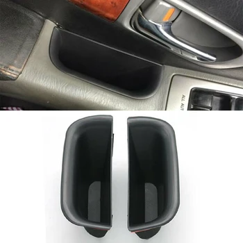 

2pcs Car Front Door Left + Right Armrest Storage Box Bin Tray Holder For Toyota Land Cruiser Prado FJ120 2004-2009