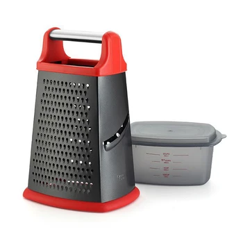 

Kitchen Supplies Multi-function Non-stick Chopper 4 Sides Vegetable Grater Design Stainless Steel FKU66