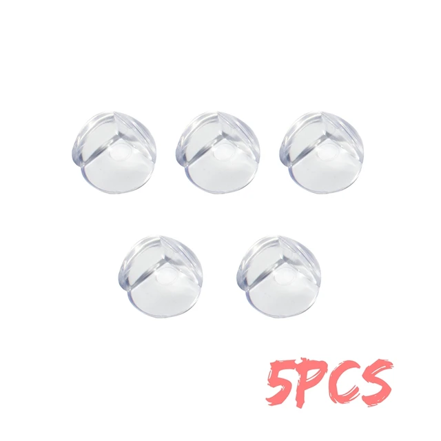 5/8/10Pcs Child Baby Safety Silicone Protector Table Corner Edge Protection Cover Children Anticollision Edge & Guards white