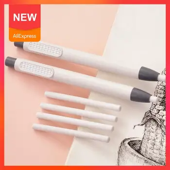 

Refillable Pen Shape Rubber Press Type Mechanical Eraser School Christmas Gift Art to Stationery Easy Use E5W6