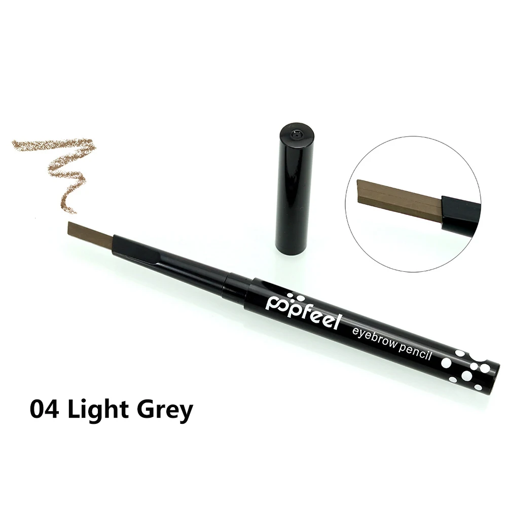 POPFEEL 5 стиль макияж карандаш для бровей автоматические Pro водоотталкивающие чернила бровей ручка Макияж Косметика бровей инструменты для рисования стрелок