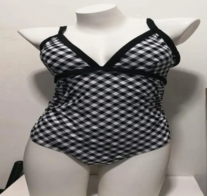 Купальники для беременных размера плюс Tankini Купальник бикини закрывающие