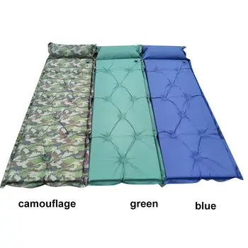 

Inflatable Portable Air Pad Camping Air Cushion Picnic Mat Travel 3color Polyester Taffeta Multifunction Tent Cloth