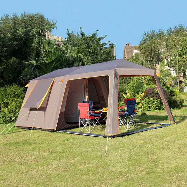 Outdoor Camping Rainproof Tent: Spacious and Stylish