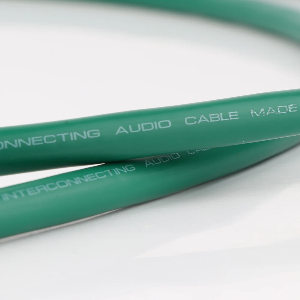 Preffair X403 versilbert Bulk-Kabel Hybrid-Verbindungskabel RCA Single Wire Audio Video Extend Line RCA-Kabel – Detail 10
