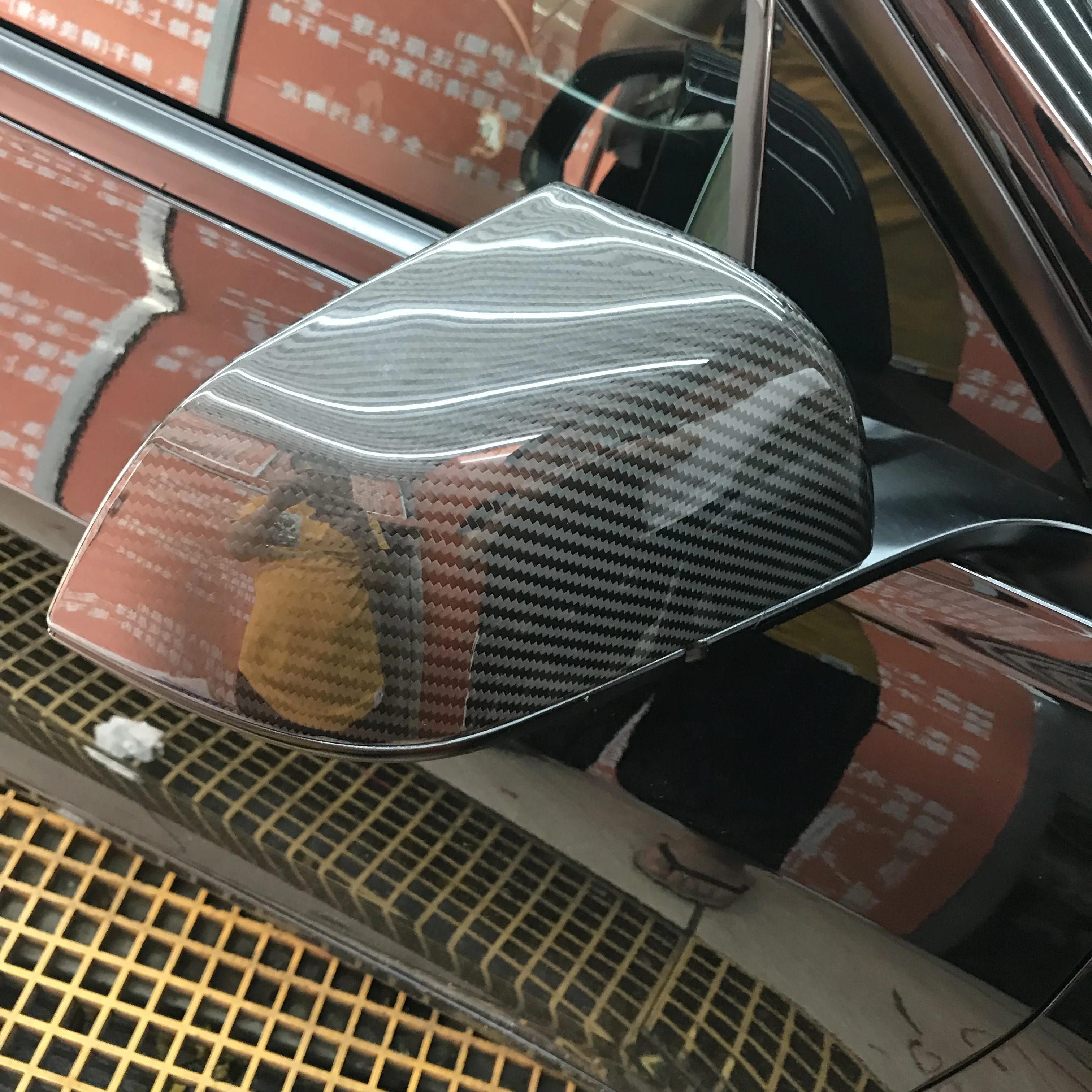 Real Carbon Fiber Rearview Mirror Cover Caps Shell Trim For Tesla Model 3 2017 2018 2019 2020 Accessories | Автомобили и