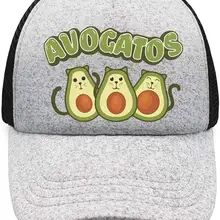 3 милые авокадо Детские кепки Регулируемый шар CapFashion затеняющая шляпа