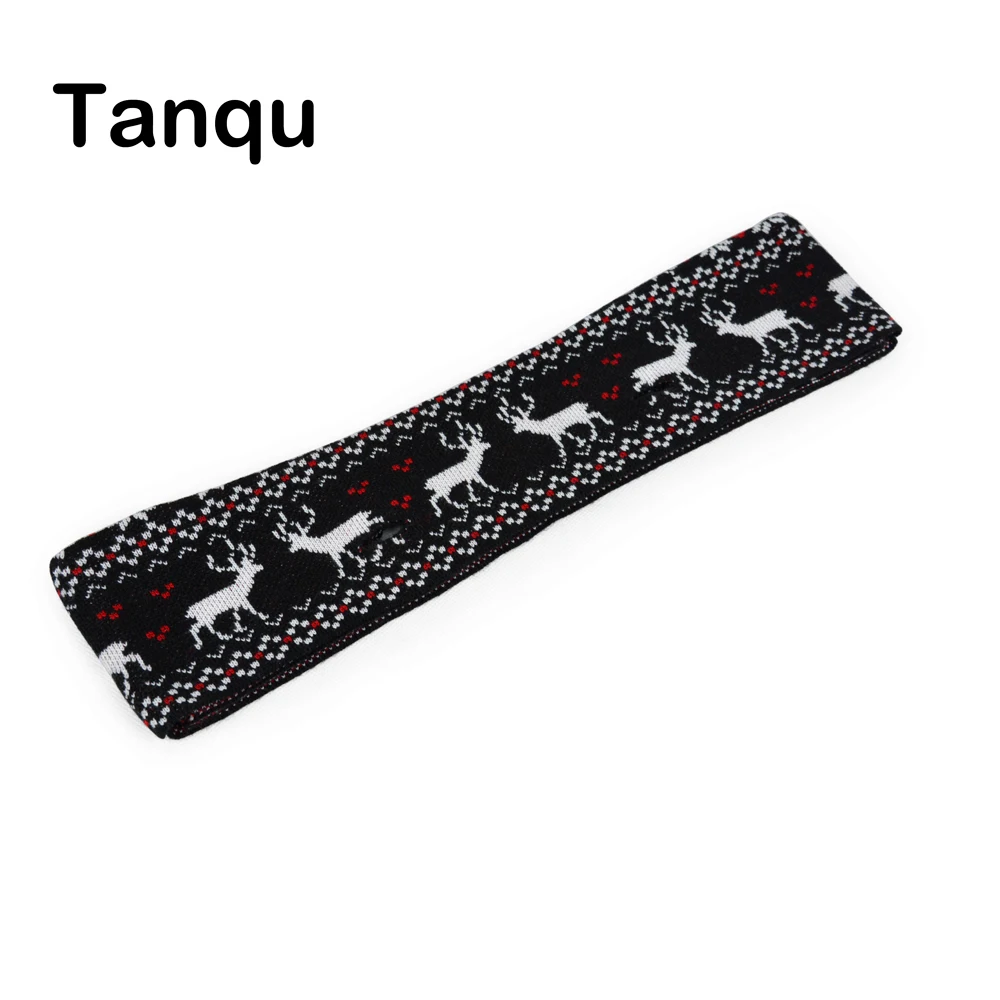 Фото Классическая большая жаккардовая отделка TANQU из шерсти, трикотажная отделка для классического аксессуара O BAG Body Obag №1