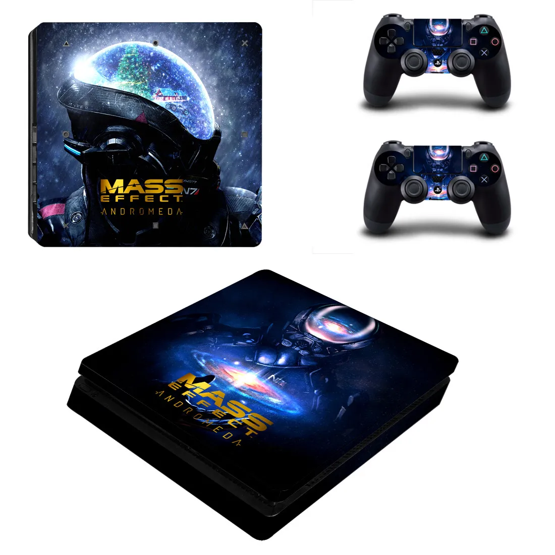 Mass Effect PS4 Slim sticker s PS 4 Play station 4 Slim Skin sticker Pegatinas для playstation 4 Slim консоли и контроллера