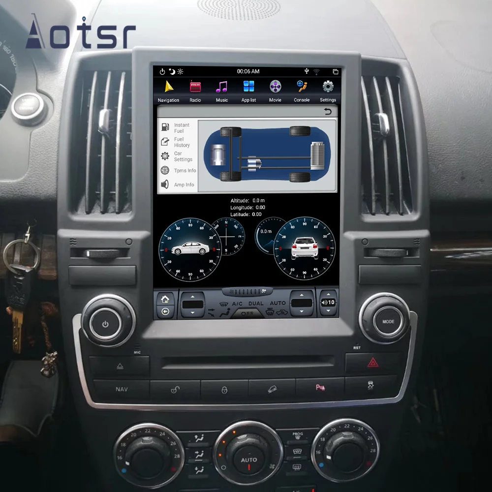 Android 8,1 Tesla стиль gps навигация для Land Rover Freelander 2 2007- Авто Радио Стерео вертикальный экран мультимедийный плеер