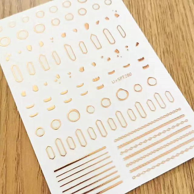 Newest MG505-02 lable design nail stickers 3d Japan Korea style nail decals self-adhesive DIY nail decoration tools U 280