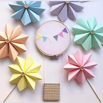 

DIY ins Hot Air Balloon Decoration Creative Felt Pendants Baby Shower Birthday Party Dekoration Wall Hanging Ornaments Supplies