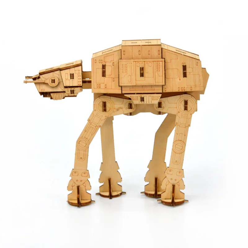 Лазерная резка DIY Spder Star военные игрушки 3D деревянная головоломка игрушка сборка модель деревянные наборы настольные украшения для детей