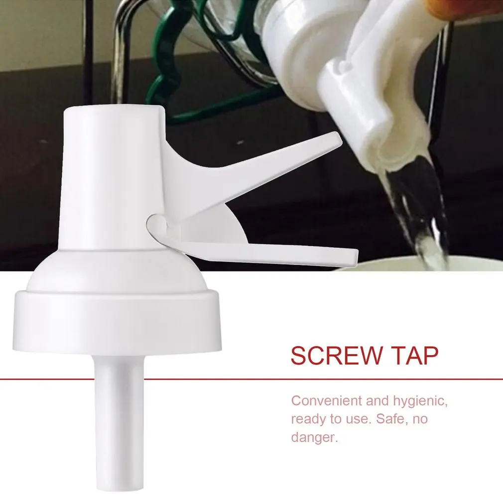 2017 Useful Portable Camping 5L Drinking Bottle Valve Spigot Water Replacement Bottles Inverted Water Screw Tap Faucet Dispenser