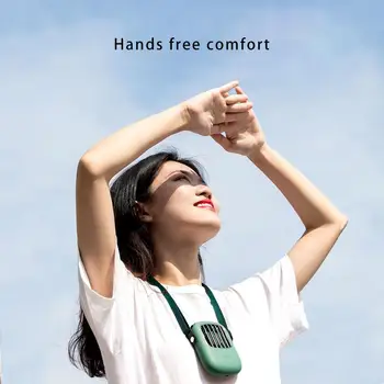

Mini USB Fan Hands-free Neck Band Hands-Free Hanging Dual Fan Portable Lazy Sports Fan Student Outdoors Summer Artifact