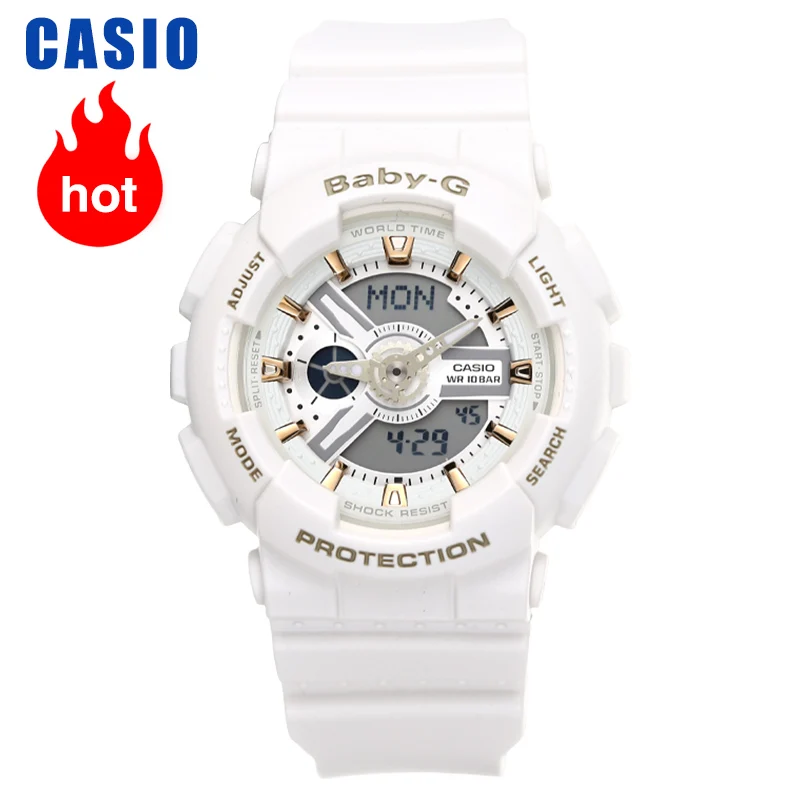 HIGH QUALITY  Casio Watch BABY-G Multifunction Sports Ladies Watch BA-110GA-7A1