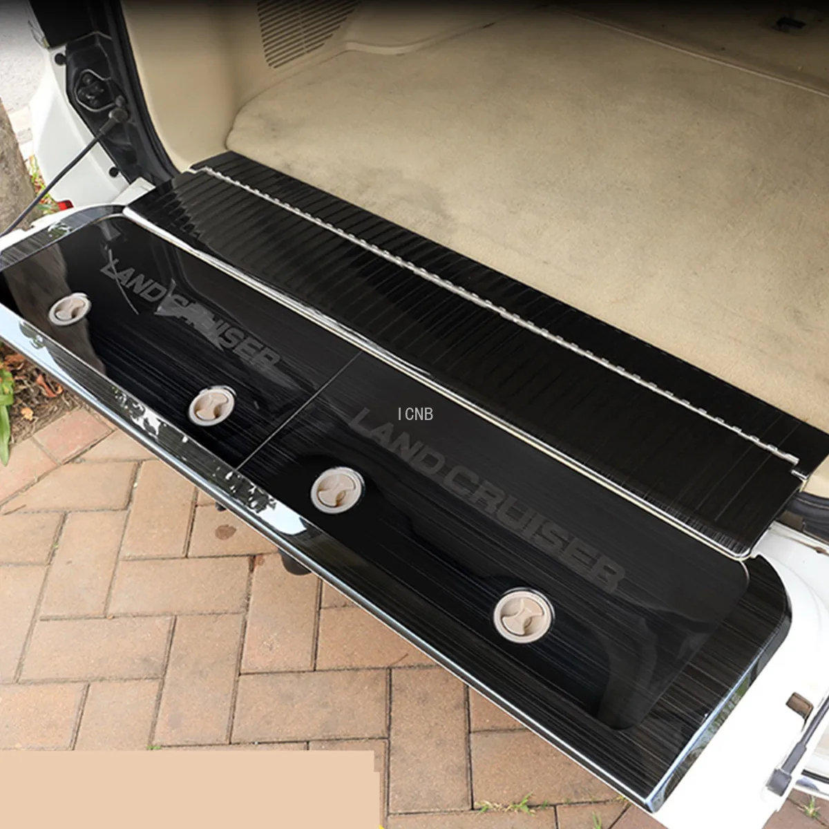 Задняя дверь из нержавеющей стали для Toyota Land Cruiser 200 2008 2009 2010 2011 2012 2013 2014 2015 2016 2017 2018