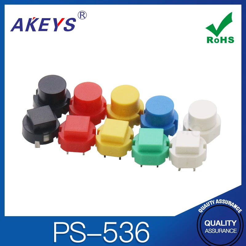 PS-536-2 Reset coffee machine accessories key switch 4-pin sound crisp copper feet imported in various colors