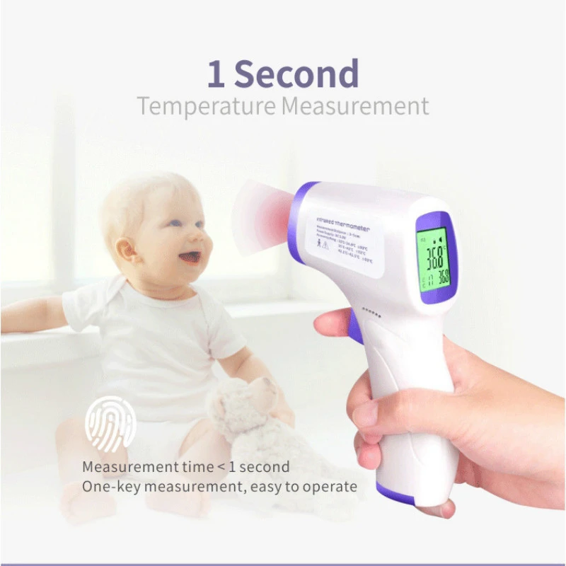 

Human Body Infrared Electronics Thermometer Forehead Thermometer Gun Baby Non Contact Thermometer Household Accurate Temperature