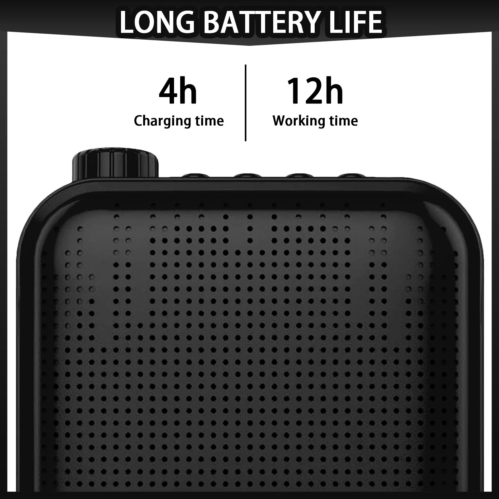 Amplificador de Voz Alto-falante de Voz com Microfones com Fio Bolsa de Armazenamento para Professores Gosear Portátil Mini Guia Turístico 12w 1200mah - Image 3