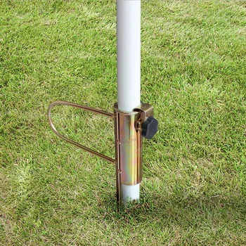 

Sun Heavy Duty Beach Umbrella Anchor Fishing Rod Metal Stand Portable Ground Home Garden Parasol Rain Gear Spike Accessories