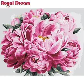 

Flowers DIY Painting By Numbers Kits Coloring Paint By Numbers Modern Wall Art Picture Gift