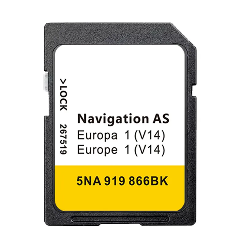 NEU VW Discover Media Navigation AS Map UK Europe 2021/22 Sat Nav SD Card 32GB 